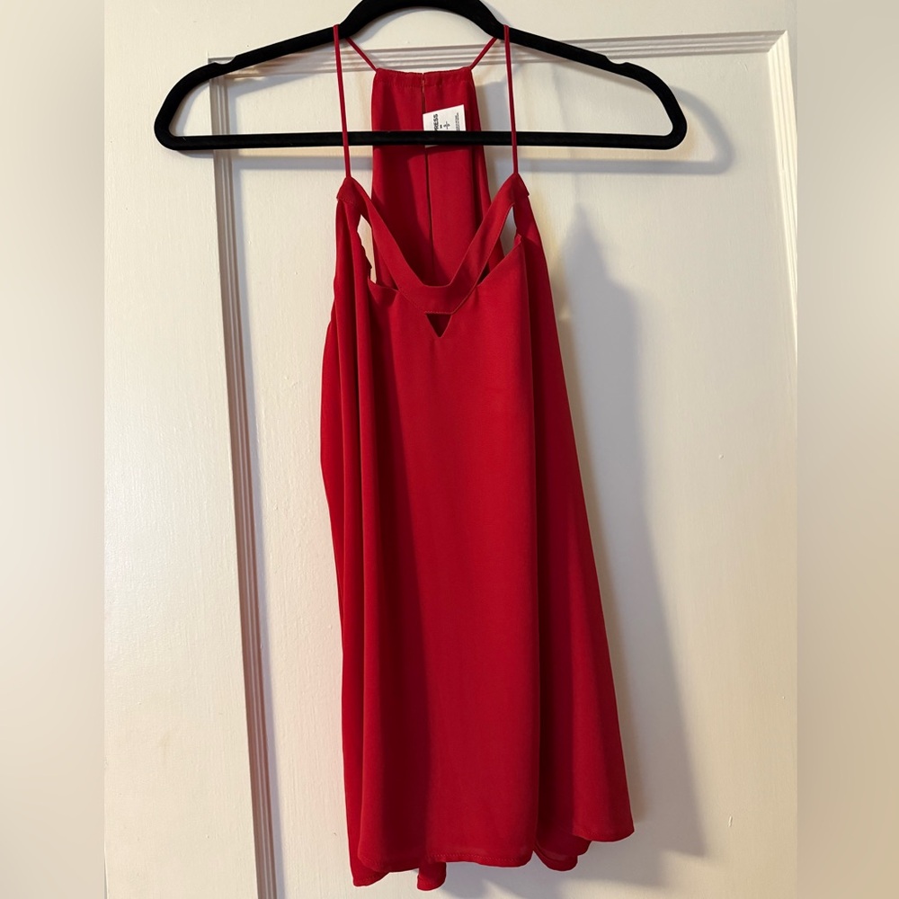Express Red Cami Blouse. Size small. NWT
